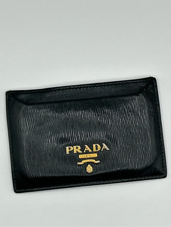Prada Handbags - Prada Black Nero Vitello Card Case